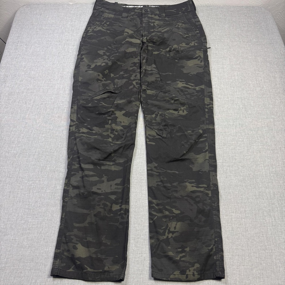 VIKTOS Contractor MC Camouflage Cargo Pants Mens 34x34 Green Nylon Cotton